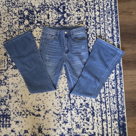Denim - Classic Denim Flair Leg Women's Jeans